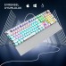 Lecoo KG1102 USB Kablolu RGB LED Aydnlatmal Gaming Q Metalik Klavye 
