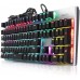 Philips SPK8404 Siyah-Gümüş Rainbow Aydınlatmalı Blue Switch Mekanik Gaming Oyuncu Klavyesi